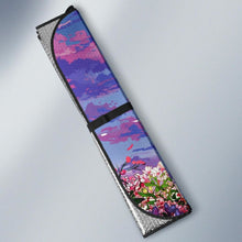 Load image into Gallery viewer, Anime Girl Spring Flowers Girly Hd Car Sun Shade Universal Fit 225311 - CarInspirations