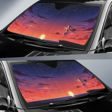 Load image into Gallery viewer, Anime Girl Sunset 4K Car Sun Shade Universal Fit 225311 - CarInspirations