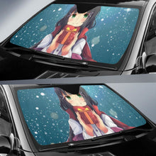 Load image into Gallery viewer, Anime Girl Xmas Gift Winter Hd 4K Car Sun Shade Universal Fit 225311 - CarInspirations
