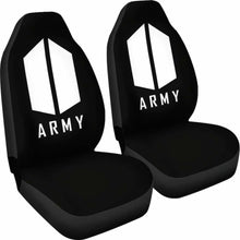 Load image into Gallery viewer, Army BTS Black Seat Covers 101719 Universal Fit - CarInspirations