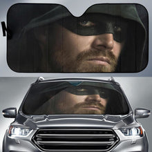 Load image into Gallery viewer, Arrow Season 8 Oliver Queen Stephen Amell Green Car Sun Shade Universal Fit 225311 - CarInspirations