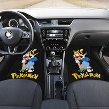 Load image into Gallery viewer, Ask Ketchum & Pikachu Car Floor Mats Pokemon Anime H200221 Universal Fit 225311 - CarInspirations