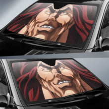 Load image into Gallery viewer, Baki Art Yuijro Hanma Car Sun Shade Anime Fan Gift Universal Fit 173905 - CarInspirations