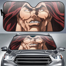 Load image into Gallery viewer, Baki Art Yuijro Hanma Car Sun Shade Anime Fan Gift Universal Fit 173905 - CarInspirations