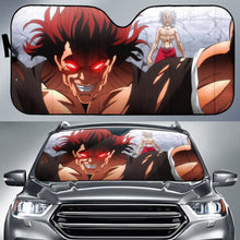 Load image into Gallery viewer, Baki Yuijro Hanma Art Car Sun Shade Anime Fan Gift Universal Fit 173905 - CarInspirations