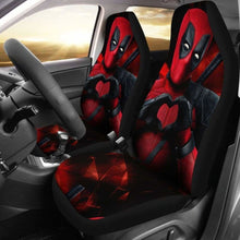 Load image into Gallery viewer, Deadpool Heart Hand Car Seat Covers Universal Fit 051012 - CarInspirations