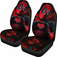 Load image into Gallery viewer, Deadpool Heart Hand Car Seat Covers Universal Fit 051012 - CarInspirations