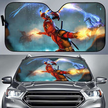 Load image into Gallery viewer, Deadpool Pikachu Team Auto Sun Shades 918b Universal Fit - CarInspirations