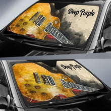 Load image into Gallery viewer, Deep Purple Car Auto Sun Shade Guitar Rock Band Fan Universal Fit 174503 - CarInspirations