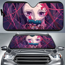 Load image into Gallery viewer, Demon Slayer Bloody Nezuko Car Auto Sunshade Anime 2020 Universal Fit 225311 - CarInspirations