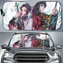 Load image into Gallery viewer, Demon Slayer Giyuu & Shinobu Car Auto Sunshade Anime 2020 Universal Fit 225311 - CarInspirations