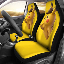 Load image into Gallery viewer, Detective Pikachu Car Seat Covers Universal Fit 051012 - CarInspirations
