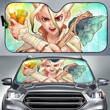 Load image into Gallery viewer, Dr Stone Light Senku Auto Sunshade Anime 2020 Universal Fit 225311 - CarInspirations