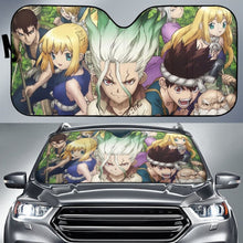 Load image into Gallery viewer, Dr Stone Senku & Friends Auto Sunshade Anime 2020 Universal Fit 225311 - CarInspirations