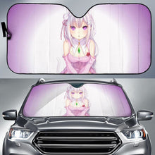 Load image into Gallery viewer, Emilia Rezero Anime Girl 4K Car Sun Shade Universal Fit 225311 - CarInspirations