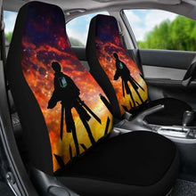 Load image into Gallery viewer, Eren Yeager Attack On Titan Car Seat Covers Universal Fit 051012 - CarInspirations