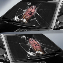 Load image into Gallery viewer, Freddy Krueger Car Auto Sun Shade Horror Windshield Broken Universal Fit 174503 - CarInspirations