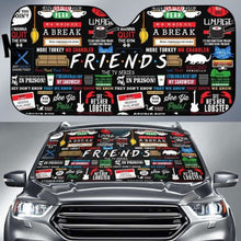 Load image into Gallery viewer, Friends TV Show Pattern Auto Sun Shades 918b Universal Fit - CarInspirations