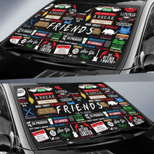 Load image into Gallery viewer, Friends TV Show Pattern Auto Sun Shades 918b Universal Fit - CarInspirations