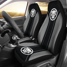 Load image into Gallery viewer, Black Panther Logo Car Seat Covers Custom For Fans Ci221228-05