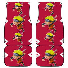 Load image into Gallery viewer, Naruto Car Floor Mats Chibi Naruto Hokage Red Car Mats 02 CarInspirations 1