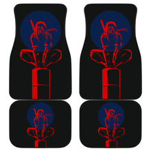 Load image into Gallery viewer, Naruto Anime Car Floor Mats - Uchiha Itachi Sitting Minimalist Red Artwork Car Mats Ci101603