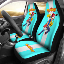 Load image into Gallery viewer, Pikachu Pokemon Seat Covers Pokemon Anime Car Seat Covers Ci102805