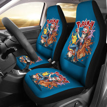 Load image into Gallery viewer, Pikachu Pokemon Seat Covers Pokemon Anime Car Seat Covers Ci102802