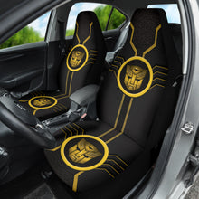 Load image into Gallery viewer, Gold and Black Transformers Autobots Logo Car Seat Covers Custom For Fans Style 2 213101