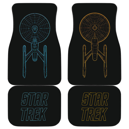 Star Trek Spaceship Logo Car Floor Mats Ci220830-04