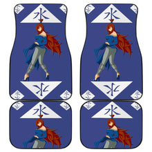 Load image into Gallery viewer, Naruto Car Floor Mats Mizukage Mei Blue Car Mats 03 CarInspirations 1