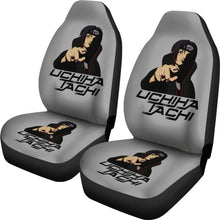 Load image into Gallery viewer, Itachi Akatsuki Gray Seat Covers Naruto Anime Car Seat Covers Ci102101