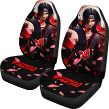Load image into Gallery viewer, Itachi Akatsuki Red Seat Covers Naruto Anime Car Seat Covers Ci102203
