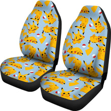 Load image into Gallery viewer, Pikachu Red Seat Covers Pokemon Pattern Anime Car Seat Covers Ci102704