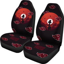 Load image into Gallery viewer, Itachi Akatsuki Red Seat Covers Naruto Anime Car Seat Covers Ci102201