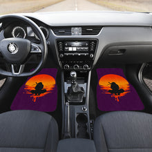 Load image into Gallery viewer, Naruto Anime Car Floor Mats - Uchiha Itachi Sitting Silhouette Melting Moon Car Mats Ci101605