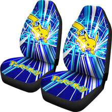 Load image into Gallery viewer, Pikachu Pokemon Car Seat Covers Anime Pokemon Car Accessorries Ci110303