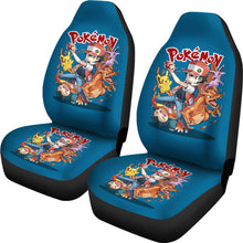Load image into Gallery viewer, Pikachu Pokemon Seat Covers Pokemon Anime Car Seat Covers Ci102802