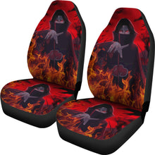 Load image into Gallery viewer, Itachi Uchiha Fire Seat Covers Naruto Anime Car Seat Covers Ci101904