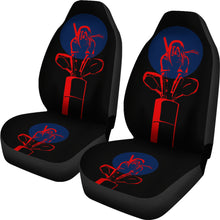 Load image into Gallery viewer, Naruto Anime Car Seat Covers - Uchiha Itachi Sitting Minimalist Red Artwork Seat Covers Ci101603
