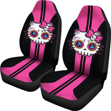 Load image into Gallery viewer, Hello Kitty Halloween Car Seat Covers Kitty Skull Cute Car Acceesories Ci220923-02