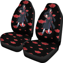 Load image into Gallery viewer, Itachi Akatsuki Red Seat Covers Naruto Anime Car Seat Covers Ci102105