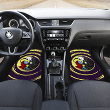 Load image into Gallery viewer, Nightmare Before Christmas Cartoon Car Floor Mats - Jack And Sally Kissing Yellow Spiral Car Mats Ci092702