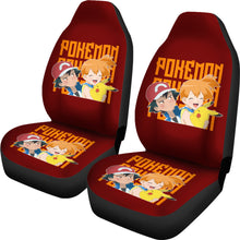 Load image into Gallery viewer, Anime Misty Pikachu Ash Pokemon Car Seat Covers Pokemon Car Accessorries Ci111204
