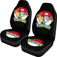 Load image into Gallery viewer, Anime Misty Ash Pikachu Pokemon Car Seat Covers Pokemon Car Accessorries Ci111201