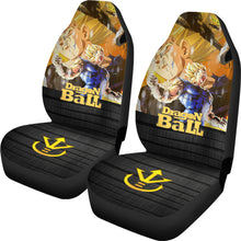 Load image into Gallery viewer, Vegeta Supper Saiyan Dragon Ball Z Car Seat Covers Vegeta Face Car Accessories Ci0819