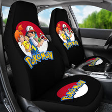Load image into Gallery viewer, Anime Misty Ash Pikachu Pokemon Car Seat Covers Pokemon Car Accessorries Ci111201