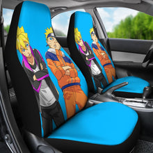 Load image into Gallery viewer, Naruto Car Seat Covers Boruto And Naruto Friends Blue Seat Covers CI04 CarInspirations 3
