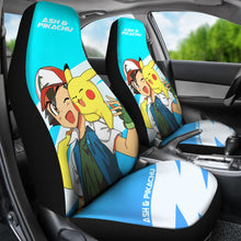 Load image into Gallery viewer, Anime Ash Ketchum Pikachu Pokemon Car Seat Covers Pokemon Car Accessorries Ci110202