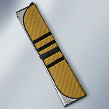Load image into Gallery viewer, Gold and Black Transformers Autobots Logo Car Auto Sun Shades Custom For Fans Style 1 213101